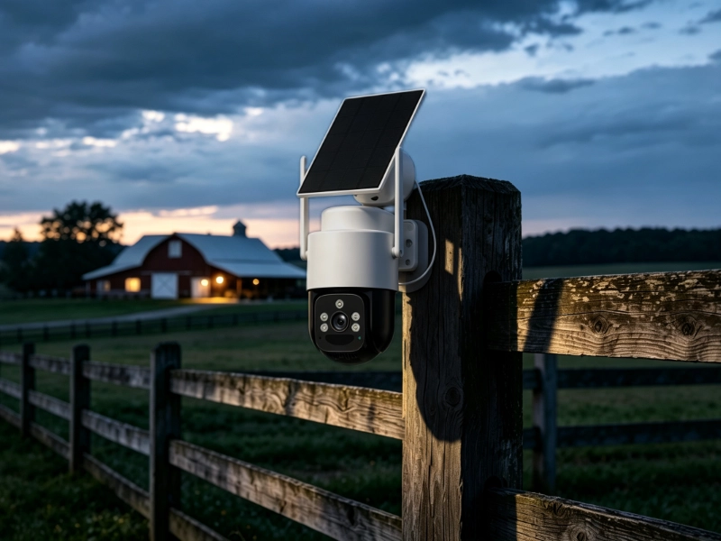 RuggedVision solar camera watching over a remote property